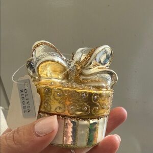 Gold and Silver Holiday Ornament